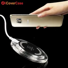 S8 Plus Sans Fil Chargeur pour Samsung Galaxy S6 S7 Bord Note 4 5 Qi Sans Fil De Charge Pad Portable S6 Mobile Téléphone Chargeurs Note5