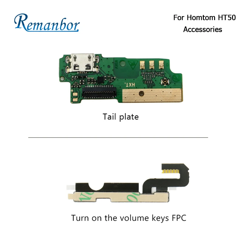 Remanbor для HOMTOM HT50 Боковая кнопка шлейф Мощность Кнопки громкости и USB plug заряд доска