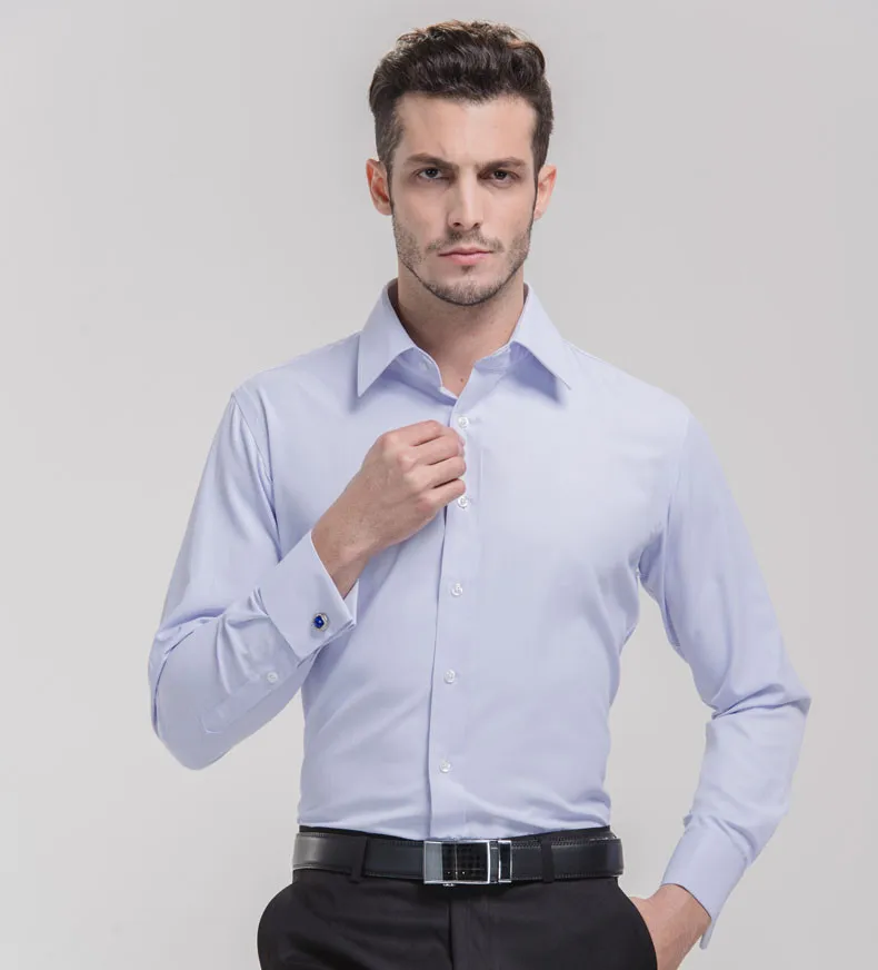 Orinery Лидер продаж дизайнер белый French Cuff Dress Shirt классическая мужская рубашка с длинным рукавом Slim Fit Марка мужская одежда с запонки