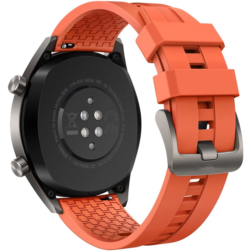 22 мм силиконовый браслет для huawei Watch GT Active/Элегантный ремешок Honor Magic Смарт часы
