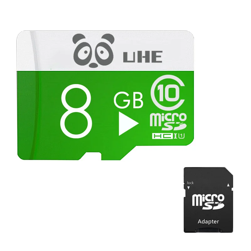 Зеленая карта памяти 2019 64 ГБ Micro SD 32 Tf 16 8 4 Гб microsd с адаптером для смартфона