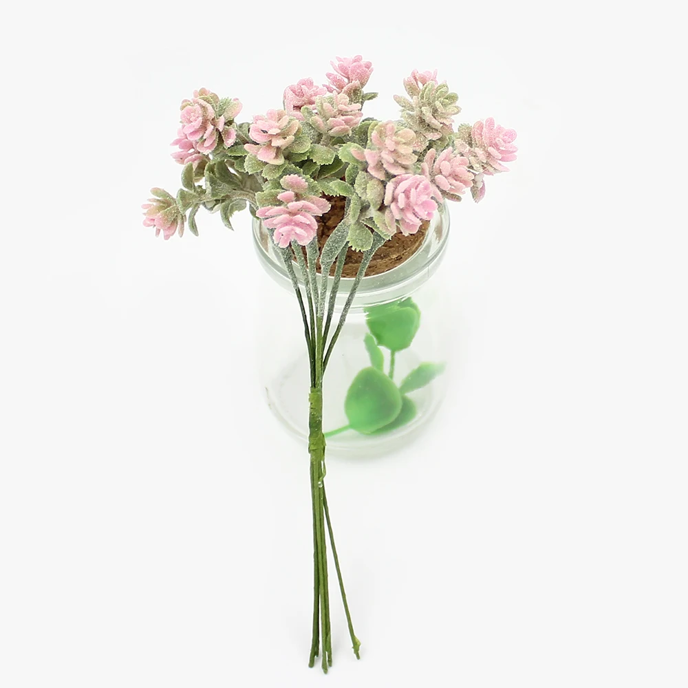 HUADODO 6pcs Mini Artificial Grass Plant Artificial Flowers for Wedding Christmas Decor DIY scrapbooking Wreath Fake flowers HUADODO 6pcs Mini Artificial Grass Plant Artificial Flowers for Wedding Christmas Decor DIY scrapbooking Wreath Fake flowers
