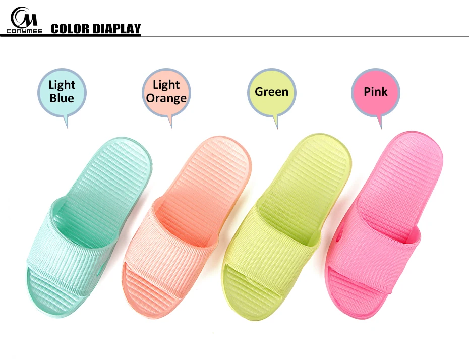 Flat Sandals Bath Slippers Female Beach Shoe