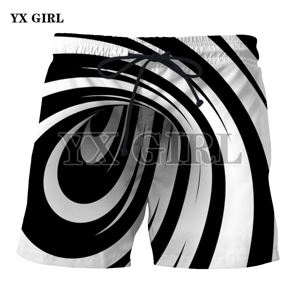 YX Девушка повседневные пляжные шорты модные шорты с 3D принтом мужские летние шорты для фитнеса доска шорты одежда