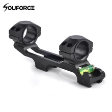 1 шт. Черный алюминиевый сплав 30 мм Диаметр кольцо с зеленый пузырь уровень на прицел винтовки Пикатинни Крепление для Охота Стрельба аксессуар