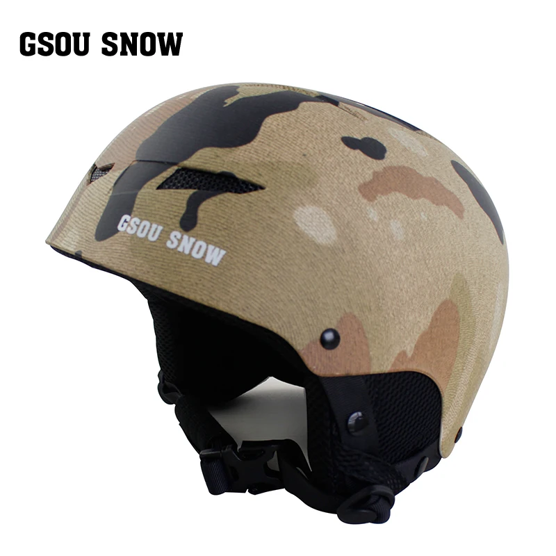 Image New Gsou snow double snowboard helmet, male and female warm adult skiing equipment