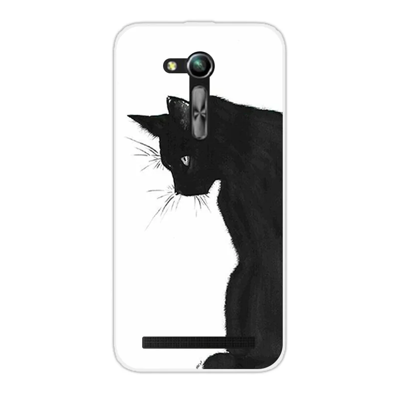 Чехол для Asus Zenfone Go ZB452KG задняя крышка мягкий силиконовый чехол из ТПУ дизайн с
