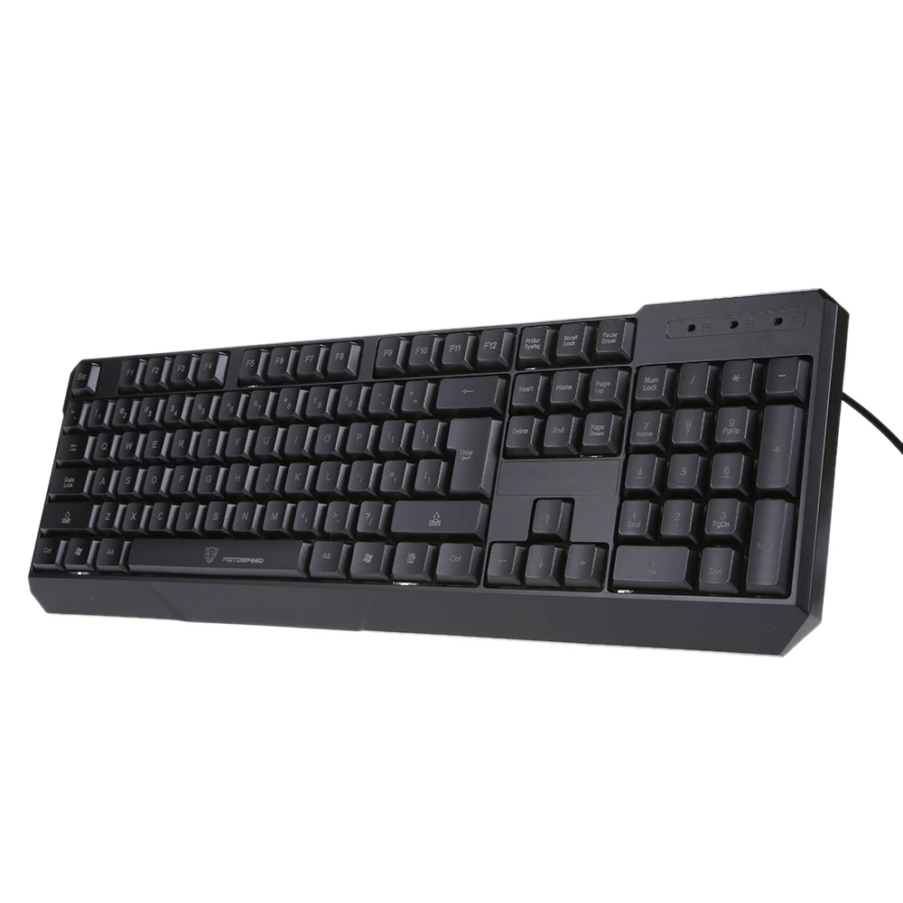 MOTOSPEED 104 игровая для киберспорта клавиатура USB Проводная светодиодсветодиодный