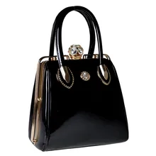 2017 Fashion Skull Diamonds Patent Leather Women Bag Crystal Ladies Evening Bag Bride Tote Bag women’s handbags Brand Designer
