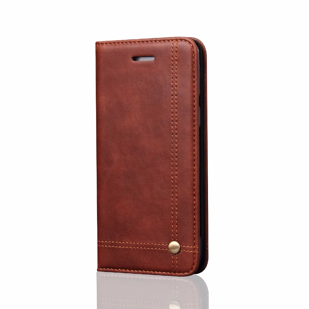 

3 Colors for iphone 5 5S SE Auto Magnetic Adsorption Business Flip Leather Cover Phone Case for iphone5 wallet with card holder