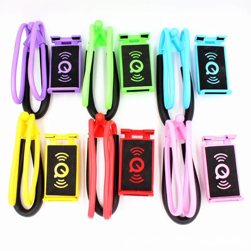 

2019 Lazy Hanging Neck Phone Holder Stands Necklace Cellphone Flexible Support Bracket for Samsung Universal Holder for iphone