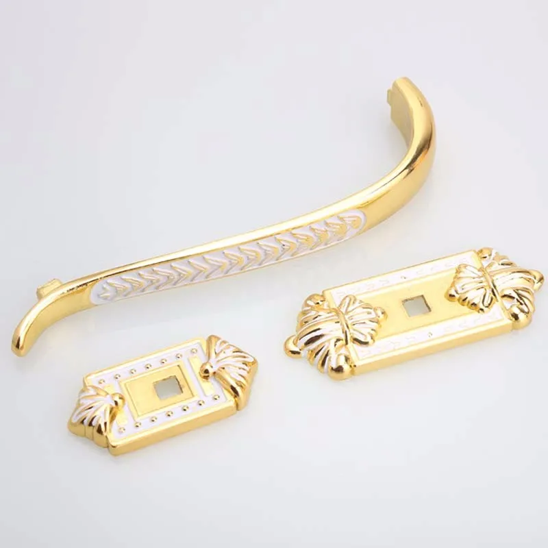 128mm-deluxe-Kitchen-Cabinet-Wardrobe-door-Pulls-5-White-Gold-wooden-door-Dresser-cupboard-Furniture-Handles (5)