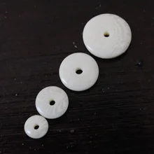 100 adet/grup toptan düz yuvarlak fildişi renk reçine Spacer 6mm 8mm 10mm 12mm el yapımı boncuk paspayı charm DIIY takı yapımı