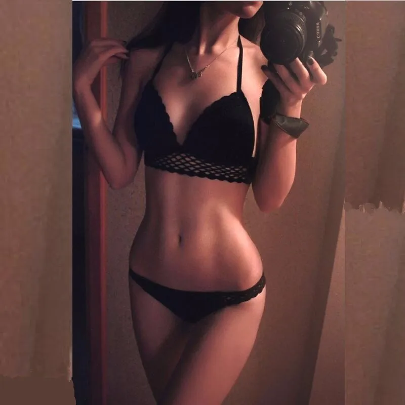 

Sexy Black Bikini Women Swimwear Lace Micro WhiteBikini Push up Women Swimsuit Brazilian Bikini Set bathing suits Beachwear Y028