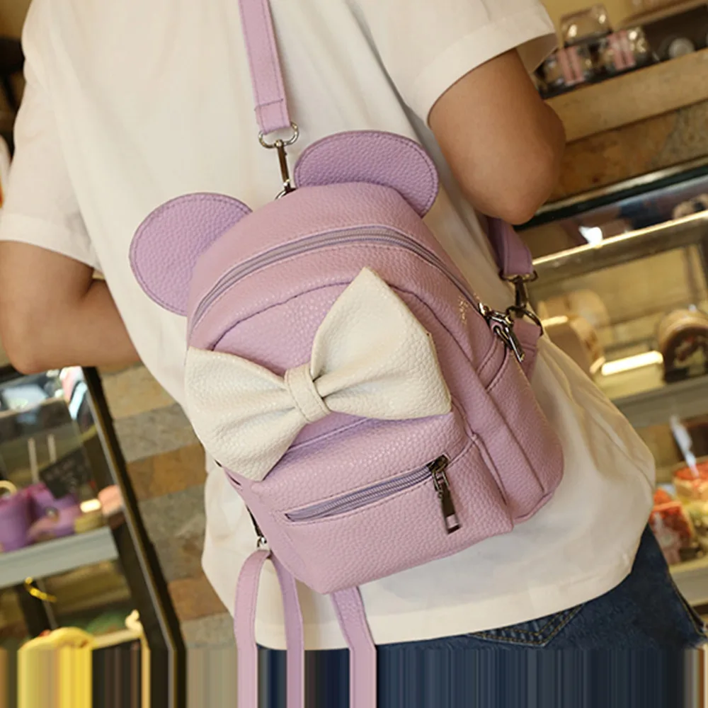Мини милый женский рюкзак для школьников-подростков, рюкзак из искусственной кожи для девочек, школьная сумка, ранец, Sac A Dos Femme# YJ