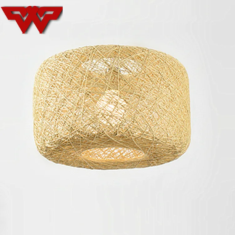 

Hemp ball chandelier bedroom lamp study living room cafe atmosphere creative restaurant twine chandelier bamboo rattan lamp