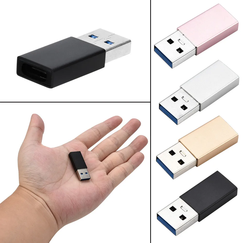 

USB C to USB Adapter USB Type C Female to USB 3.0 Male Connector Converter High Speed Certified Cell Phone Accessories