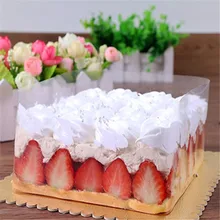 Инструменты для украшения торта прозрачный мусс окружающий край оберточная лента для выпекания пирогов воротник рулон пакет DIY 6/8/10/12 см* 200 м