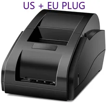 POS Термальный Принтер Мини 58 мм кассовый usb-принтер чековый принтер для Resaurant и супермаркета EU/US PLUG