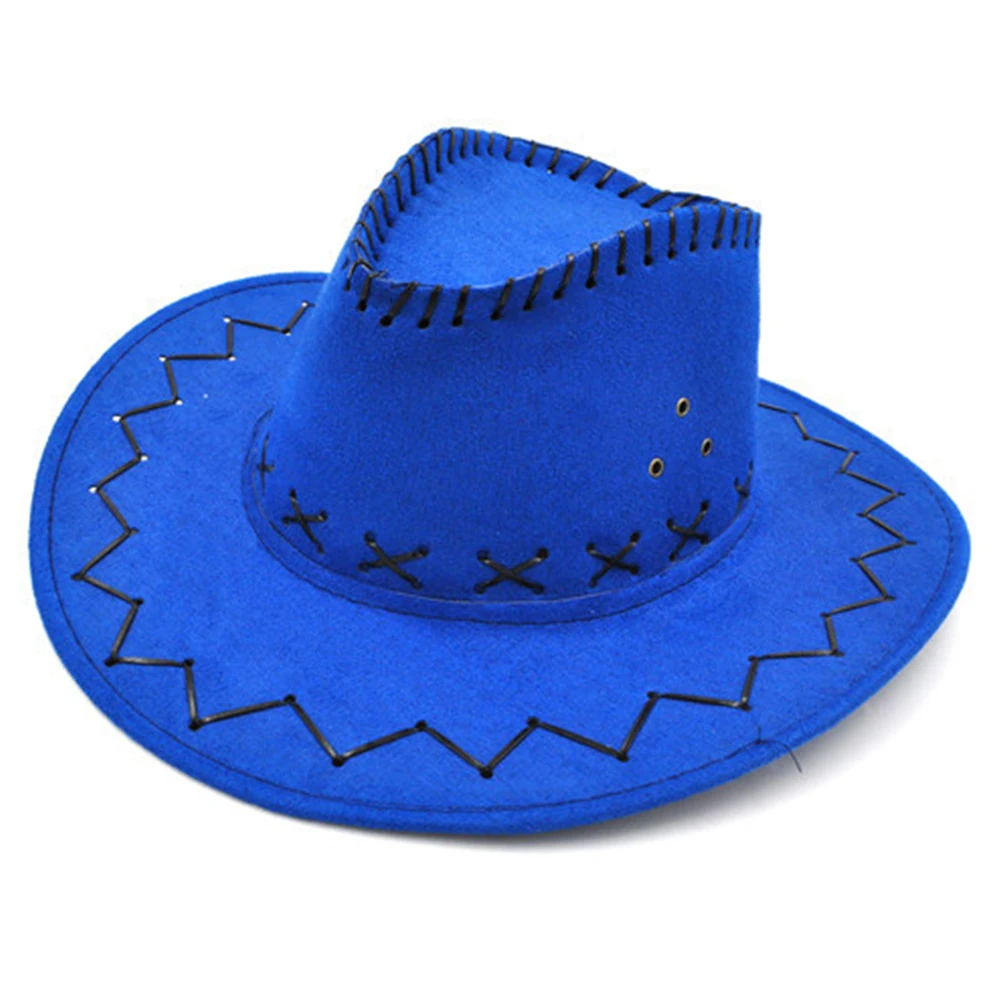 

Knight Cap Prints Adjustable Wide Brim Vintage Casual Cowboy Hat Sunshade Boys Girls Party Costumes Halloween Cowgirl Western