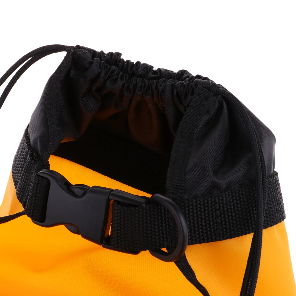 Water Sports Paddle Float Kayak Safety Floating Bag with Quick Release Buckle 27.95 x 15.16 inch Yellow