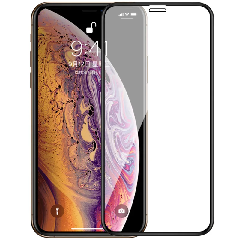 3D полное покрытие закаленное стекло для iPhone XR XS Max 7 8 Plus Защита экрана для iPhone 6 6S Plus X защитная стеклянная пленка для экрана