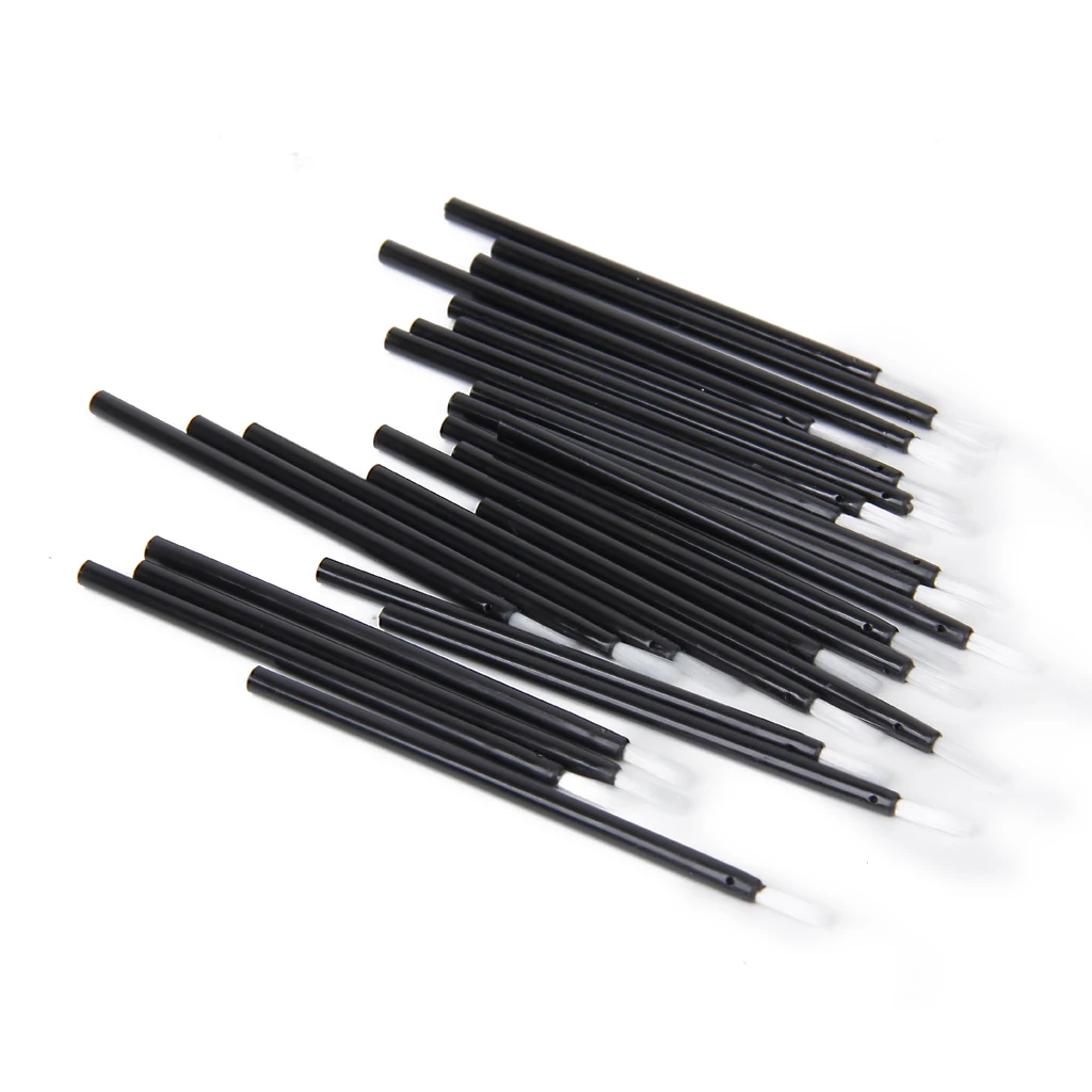 25pcs/Set Disposable Lip Brushes Make Up Brush Lipstick Lip Gloss Wands Applicator Beauty Cosmetic Tool