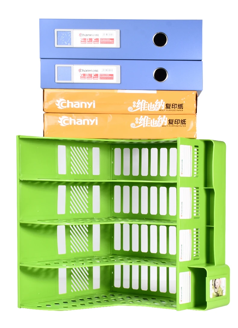 Rack de Moda Fresco e Artigos de Papelaria do Desktop do Escritório Caixa de Recebimento com Caneta Titular da Pasta Caixa de Recebimento Arquivo Cesta Pequeno Cor 7 Material escolar e de escritório