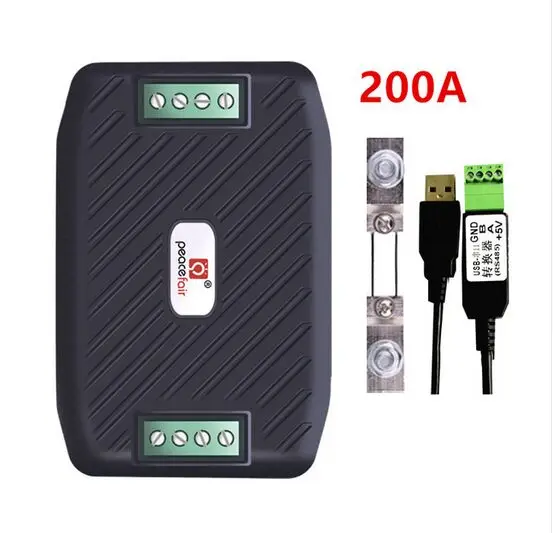 Вольтметр RS485 300 в а с шунтом от 50 до А|Измерители напряжения| |