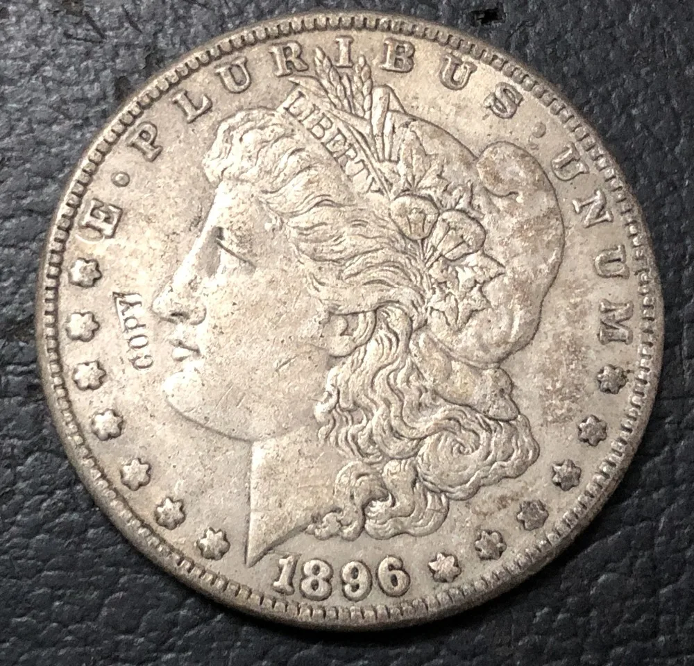 1896 (P.S.O) Соединенные Штаты Morgan One Dollar Посеребренная копия монеты (Выберите любой