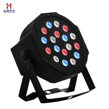

led par lights 18x3W DJ Par lights RGB Wash Disco Light DMX Controller effect for party bar
