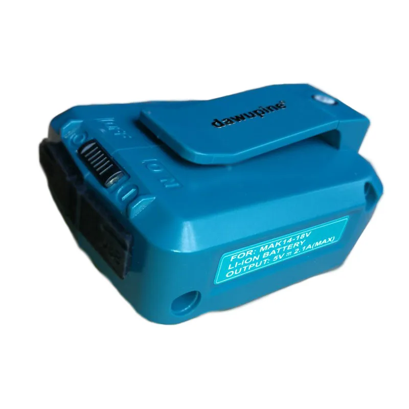 Разъем питания USB dawupine для Makita 18 в 14 4 В батарея BL1830 BL1430 2 Ач 3 5 6 зарядный адаптер