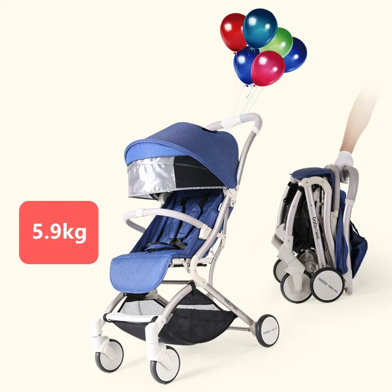 

2019 New Baby stroller Lightweight Baby Carriages Portable Travelling Luxury Umbrella Pram Can Sit and Lie