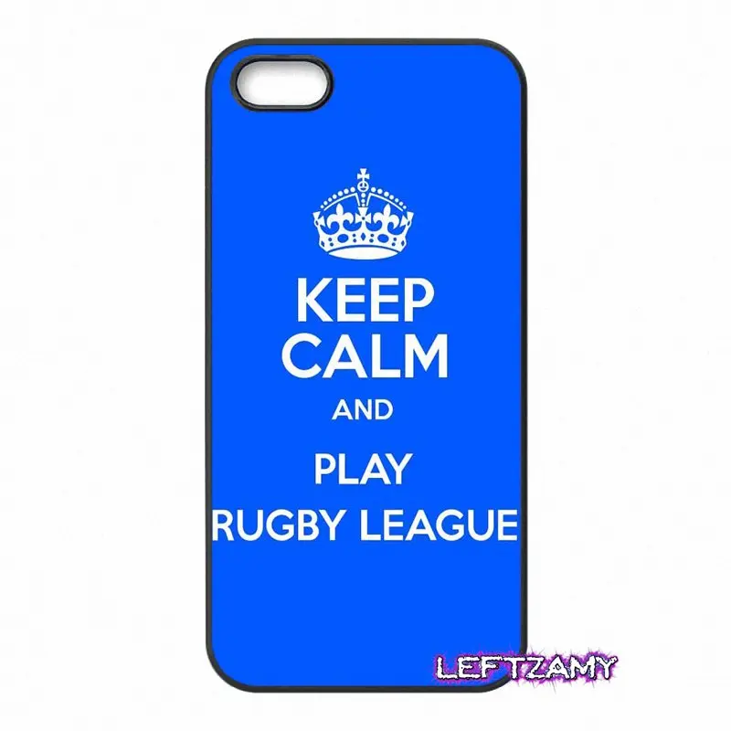 إبقاء الهدوء والتشغيل الرجبي الحب الصلب غطاء إطار هاتف محمول لسامسونج غالاكسي A3 A5 A7 A8 A9 J1 J2 J3 J5 j7 رئيس 2015 2016 2017