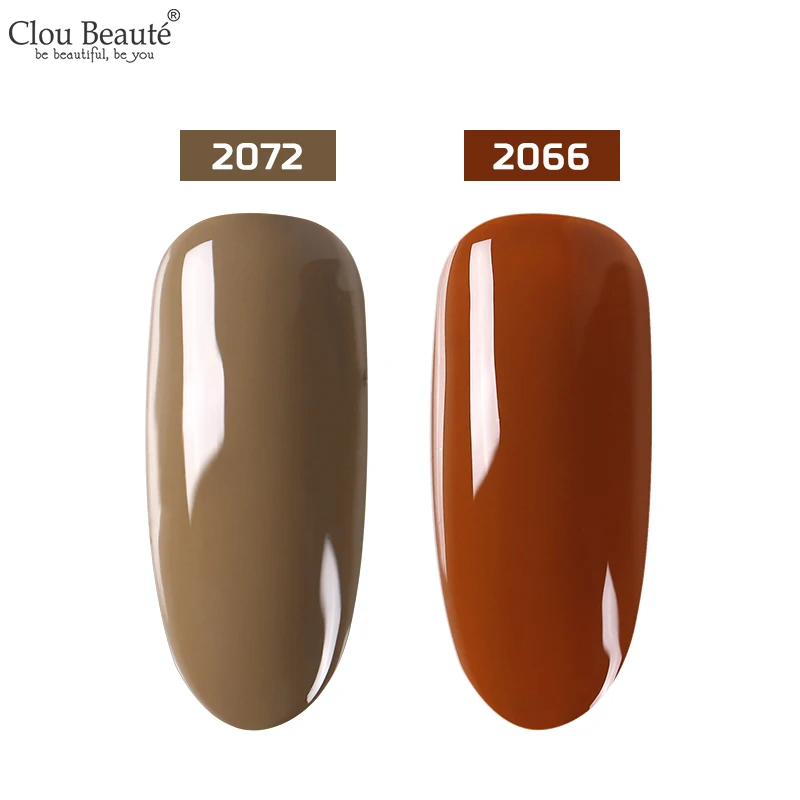 Clou Beaute Gellak UV 15 мл полуперманентный лак для ногтей гель основа и верхнее покрытие замочить от ногтей Живопись гель лак для ногтей - Цвет: 2072 2066