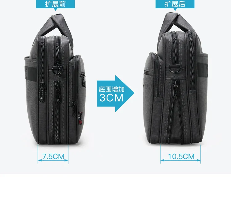 Новые вместительные Мужские портфели, водонепроницаемые прочные мужские сумки, сумки на плечо для ноутбуков, мужские сумки для путешествий, мужские сумки