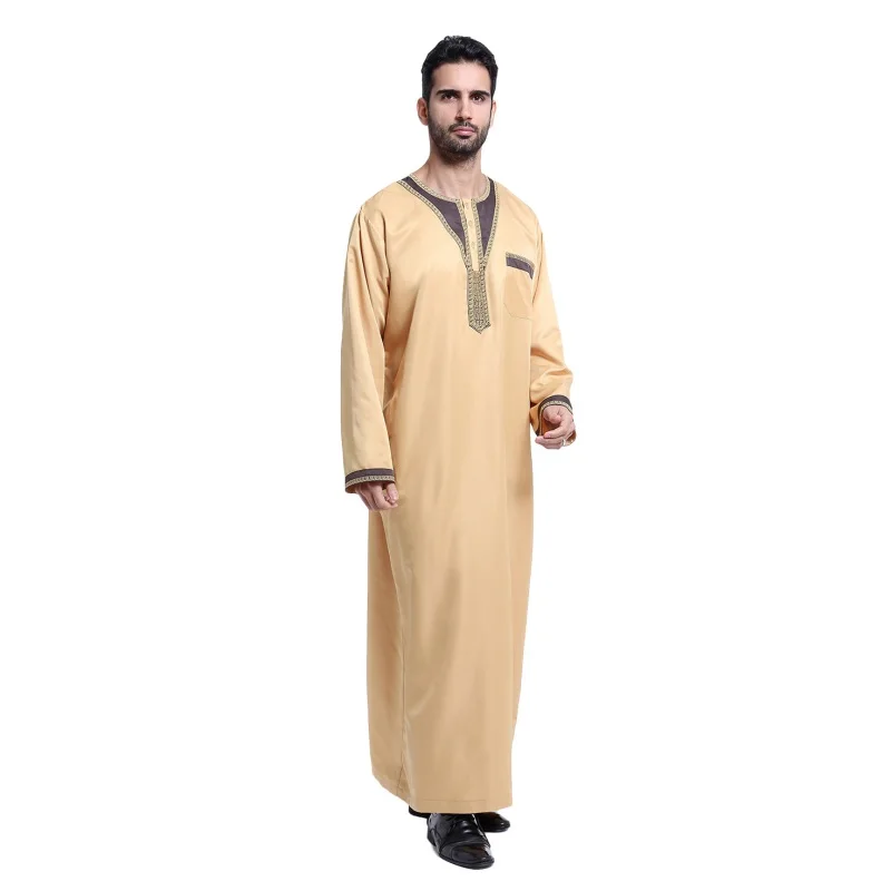 Tobe Thoub Abaya Robe модный мусульманский кафтан в арабском стиле для мужчин|thobe islamic