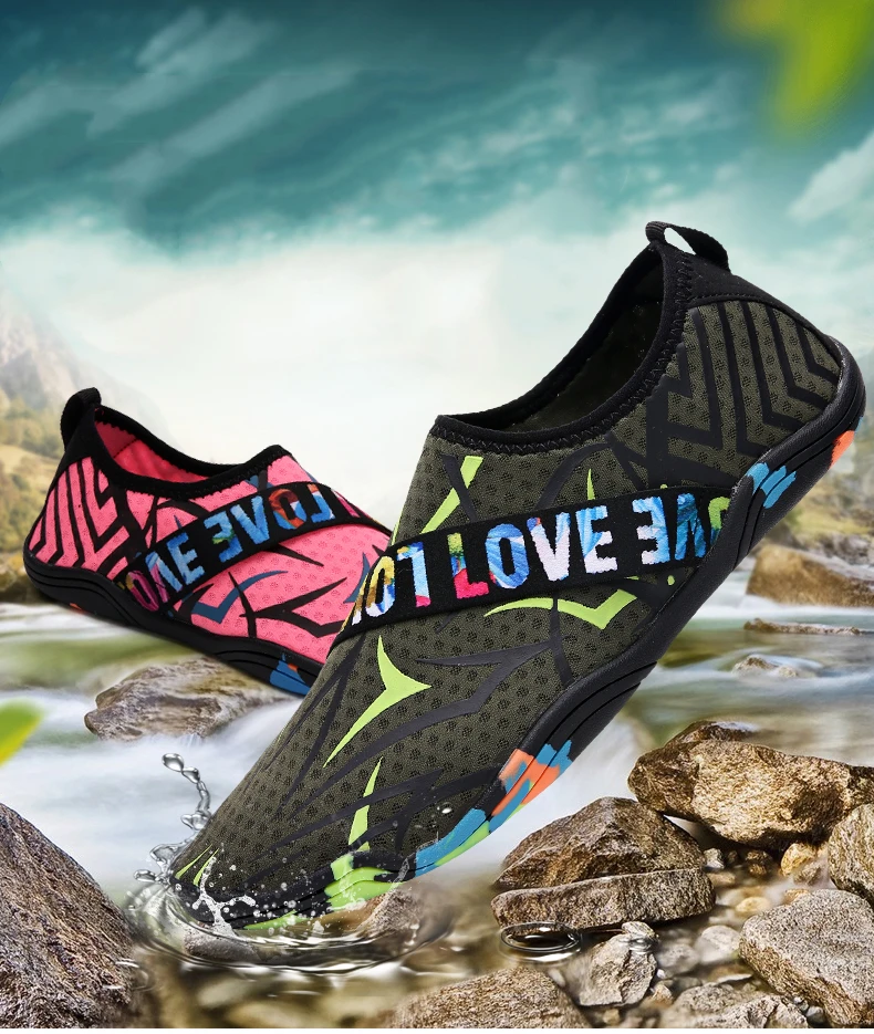 Water Sports Aqua Shoes Sneakers For Men Swimming Fishing Shoes Seaside