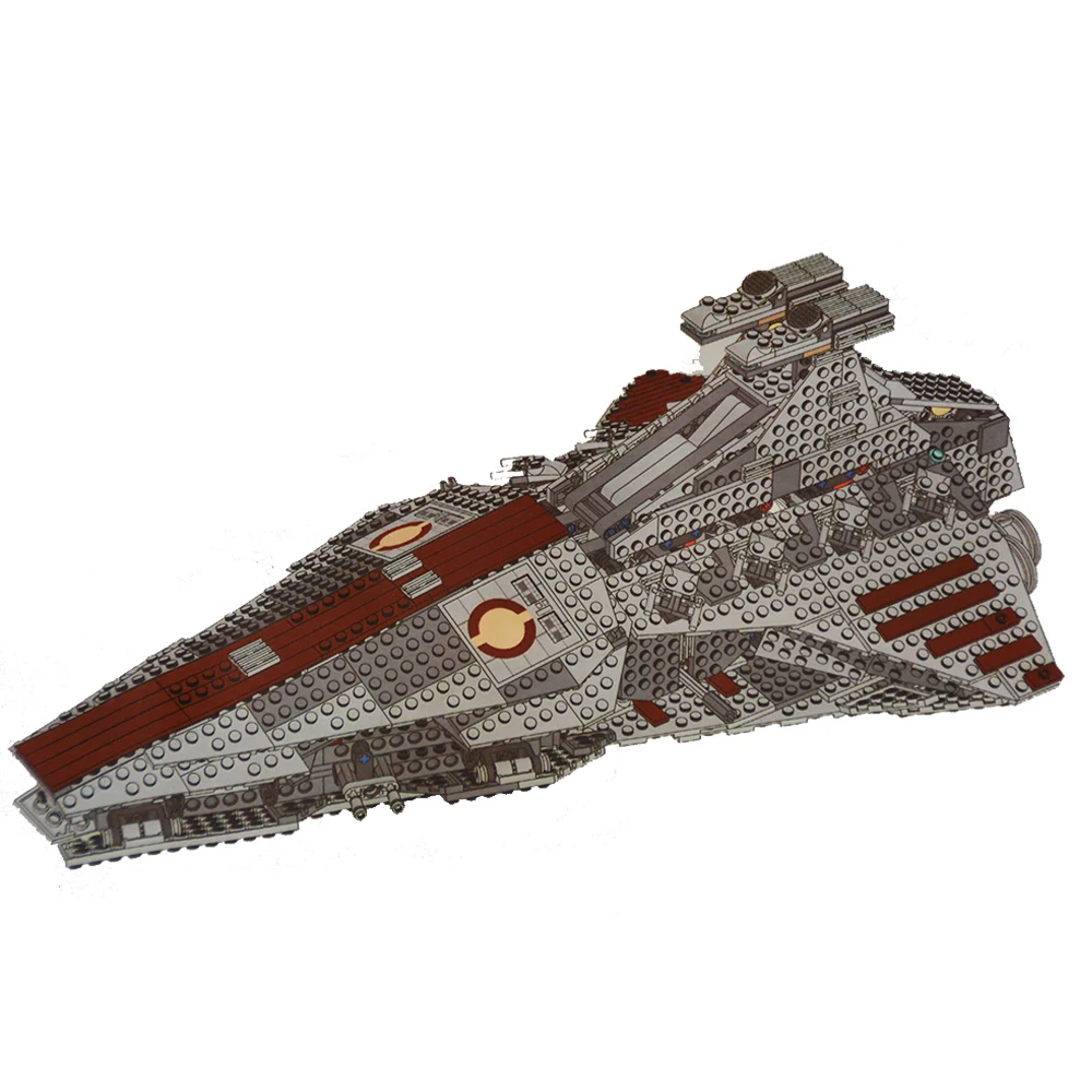 

Star Series War The Republic Fighting Cruiser Set Building Blocks Brick Educational Toys for Children legoinglys 8039 Gift
