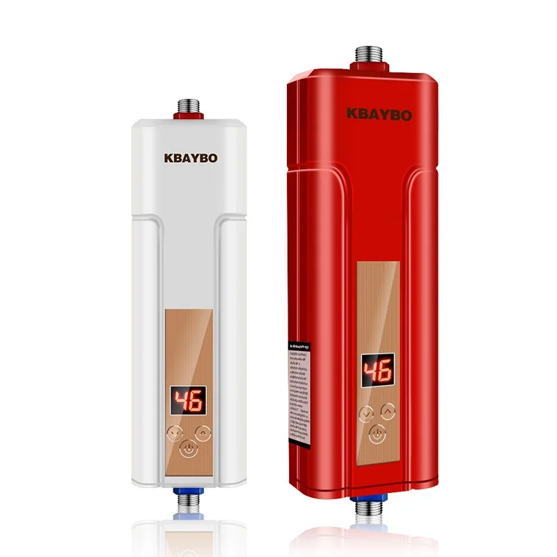 5500W Instantaneous Electric Water Heater Instant Electric Heating Shower Water Heater Kitchen