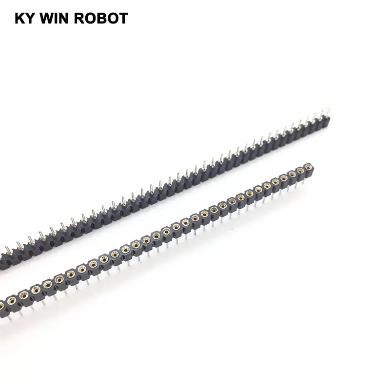 

5pcs 1x40 Pin 2.54mm 40P Round Female Pin Header connector