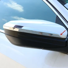 2 pcs Accessori Auto Esterno ABS Per HONDA CIVIC 2016 2017 2018 Specchietto retrovisore Telaio Trim Decorazione di Paillettes Adesivi Coperture