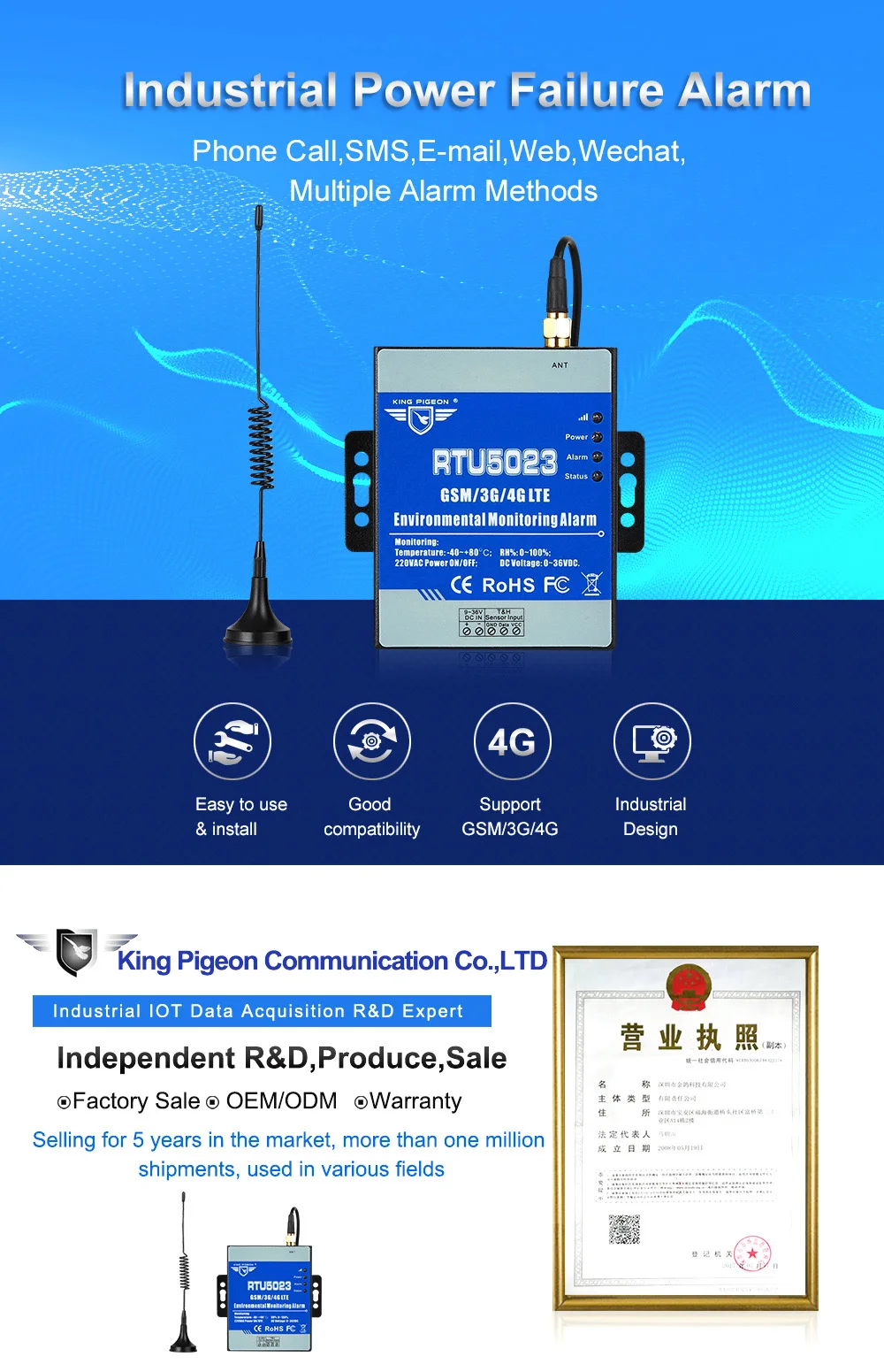 Monitor de Umidade Temperatura Energia Perdido Alarme Remoto Monitor Apoio Temporizador Relatório Controle App Rtu5023 Gsm ac - dc 2 energia perdido alarme remoto monitor apoio temporizador