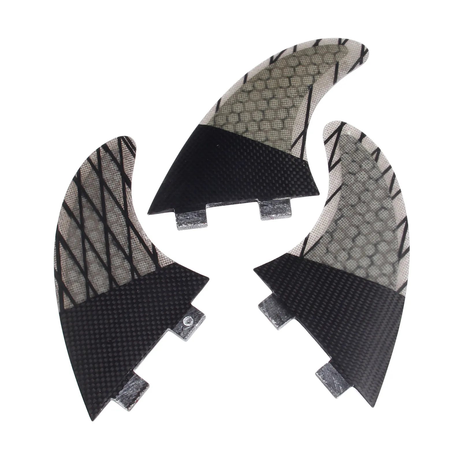 

3 Pcs/Set M/G5 Size Surfboard Fins For FCS Surfboard Fiberglass+Honeycomb Tail Surfboard Thrusters Rudder Surf Surfing Fins Part