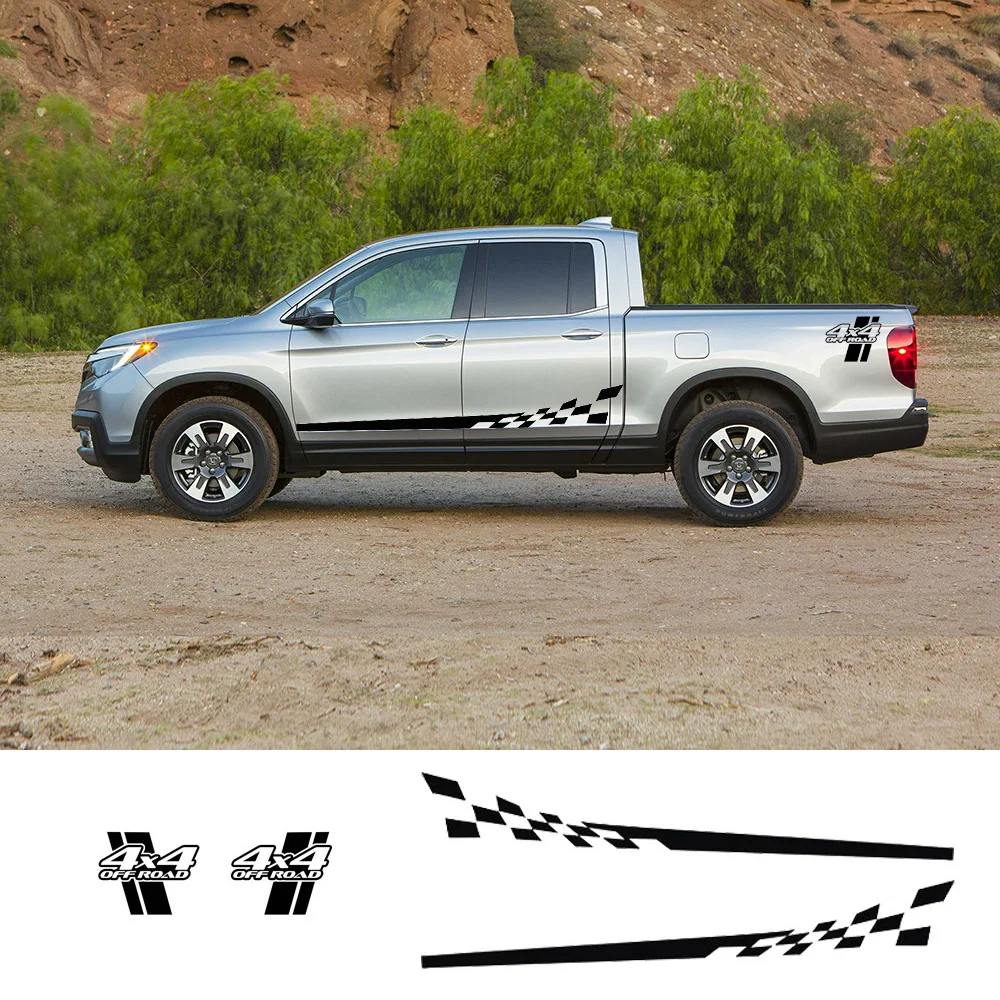 Honda Ridgeline Off Road >> Us 38 64 30 Off 4pcs Sets Decal Sticker Side Stripes Graphics Honda Ridgeline Off Road >> Us 38 64 30 Off 4pcs Sets Decal Sticker Side Stripes Graphics