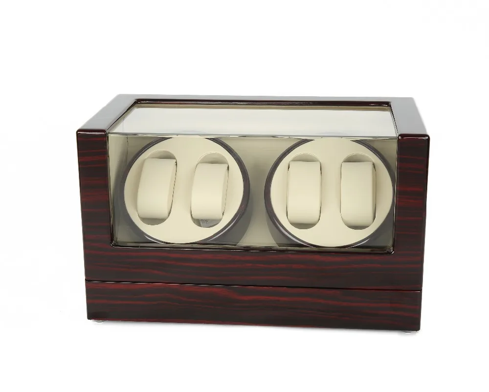 Watch Winder ,LTCJ Wooden Automatic Rotation 4+0 Watch Winder Storage