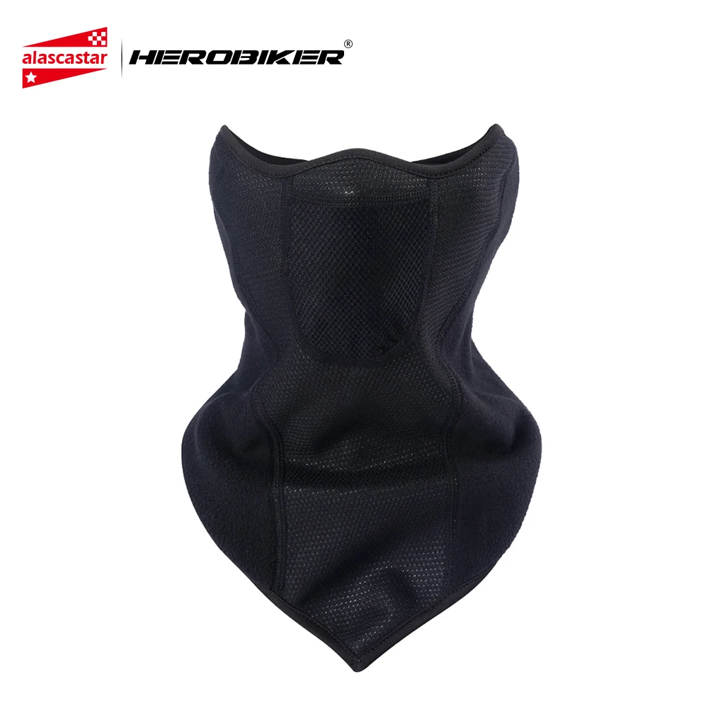 

HEROBIKER Motorcycle Face Mask Balaclava Face Shield Maske Moto Windproof Thermal Fleece Cycling Half Mask Face Mask Motorcycle