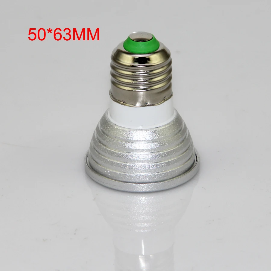 3 шт./лот Вт E27/E14/GU10/GU5.3/MR16 RGB RGBW Светодиодная лампа с точечным освещением 85 265 в для