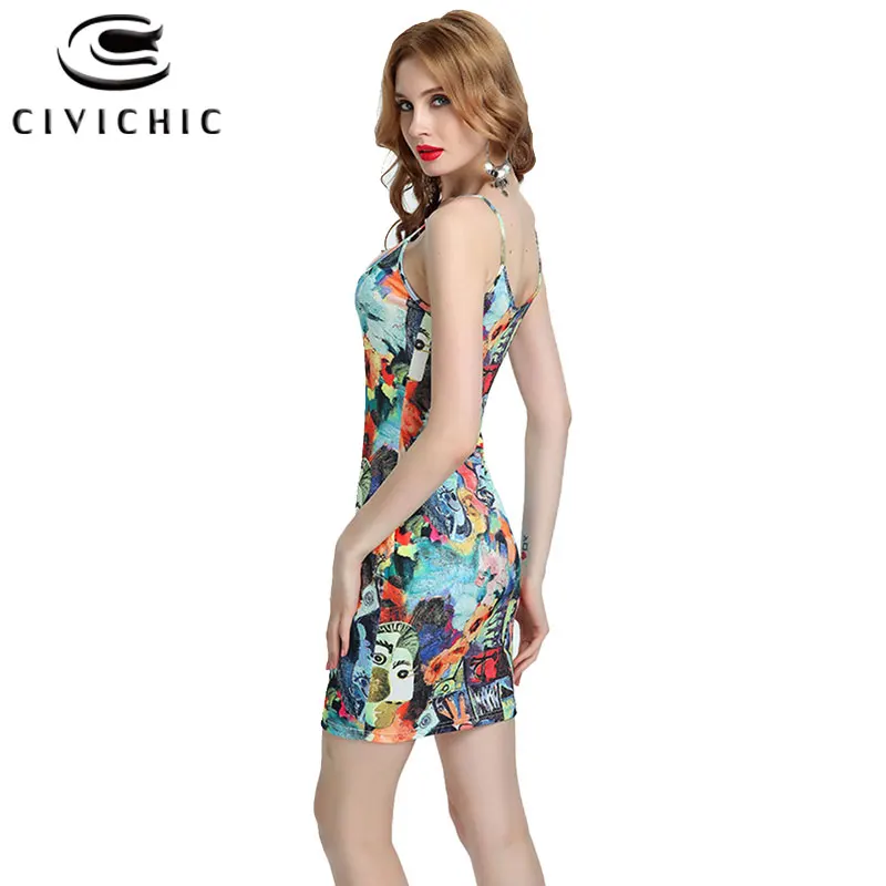 CIVI CHIC новые пикантные женские летние пляжные платье ночной клуб носить богемный