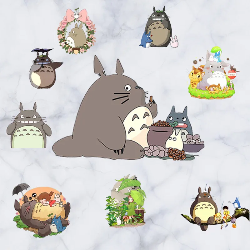 MY Neighbor Totoro funny anime wall decals 3d pvc stickers for kids